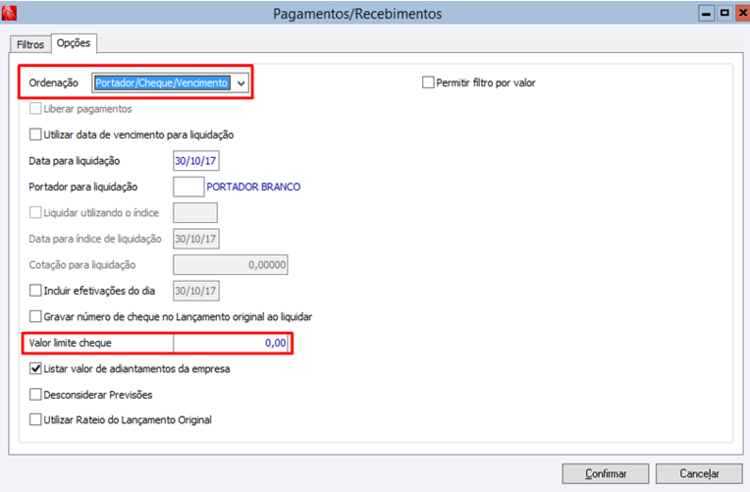 Pagamento Recebimento