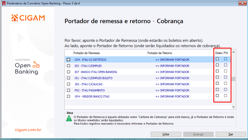 Arquivo:Wizard passo 3 de 4 Direto PIX Itau.png