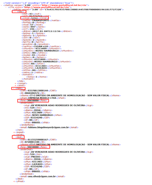 Arquivo:XML Carta de Correção CTe.png